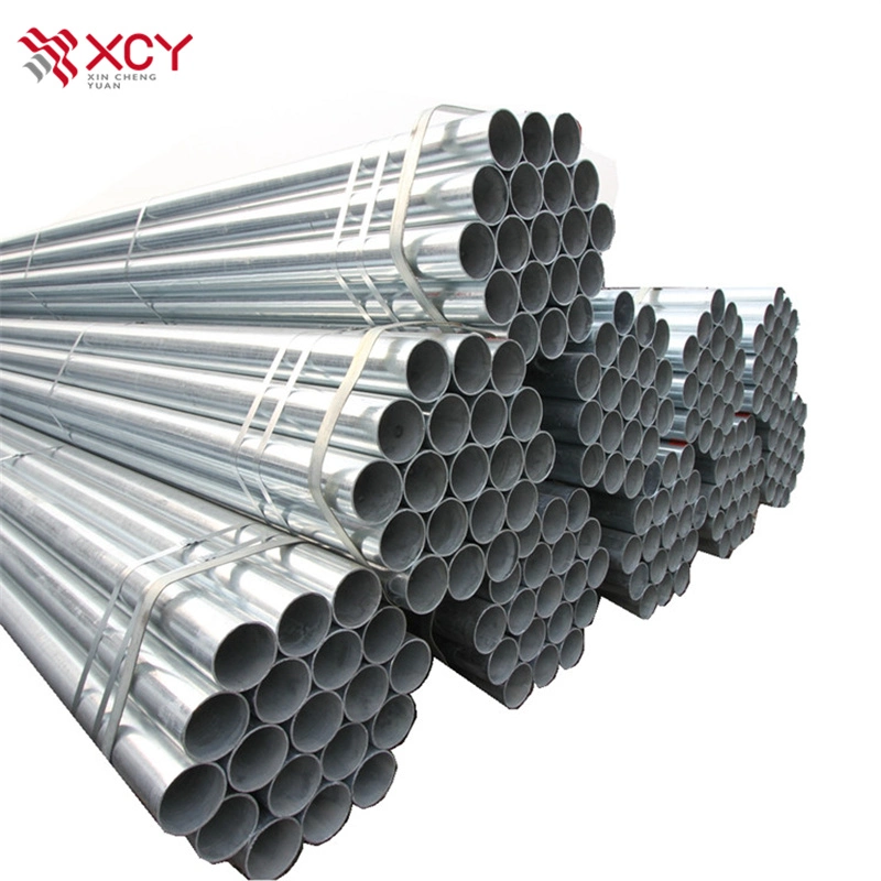 Price of 18 Gauge 1 Inch 1.5 Inch 2&quot; 2.5 Inch 4 Inch Round Pre-Galvanized Steel Pipe /Iron Pipe Galvanized Steel Pipe Tube