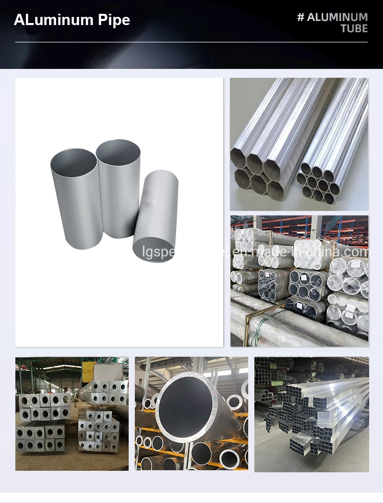 Liange Aluminium Round Tube 12 Inch 5052 6061 7075 7075 T6 Aluminium Alloy Tube 3003 Aluminium Pipe for Gas Stoves and Ovens