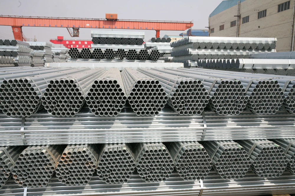 ERW Carton Steel Black Pipe Gi Pipe Hot Dipped Galvanized Steel Tube