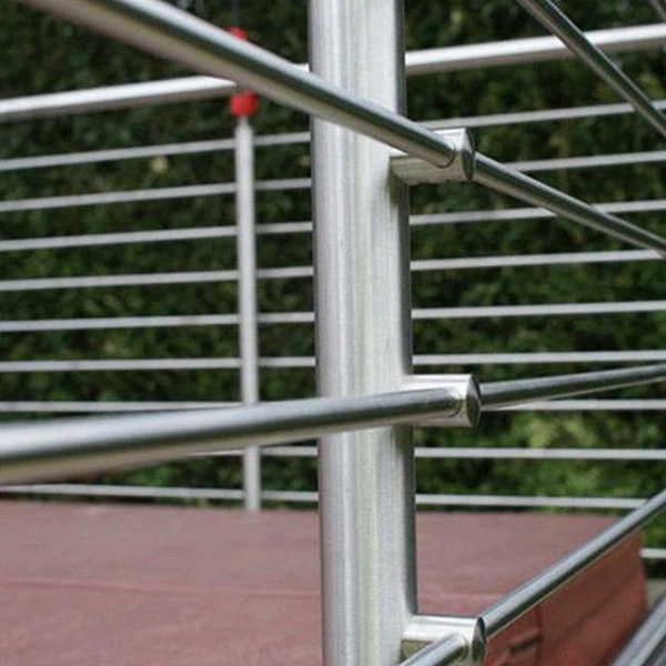 Stainless Steel Metal Stair Railing with Solid Rod