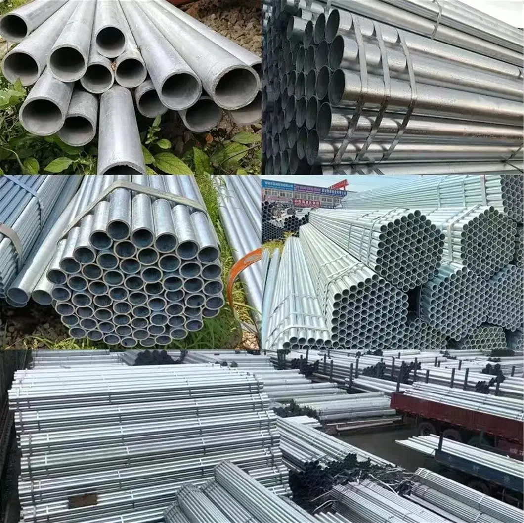 Hollow Round Pipe ASTM A214 Hot Dipped Galvanized Welded Stainess Steel Pipe