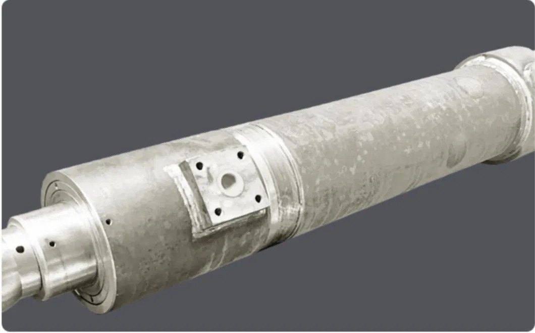 OEM Cylinder Head Alloy Steel Flange Hydraulic Cylinder for Construction Engineering