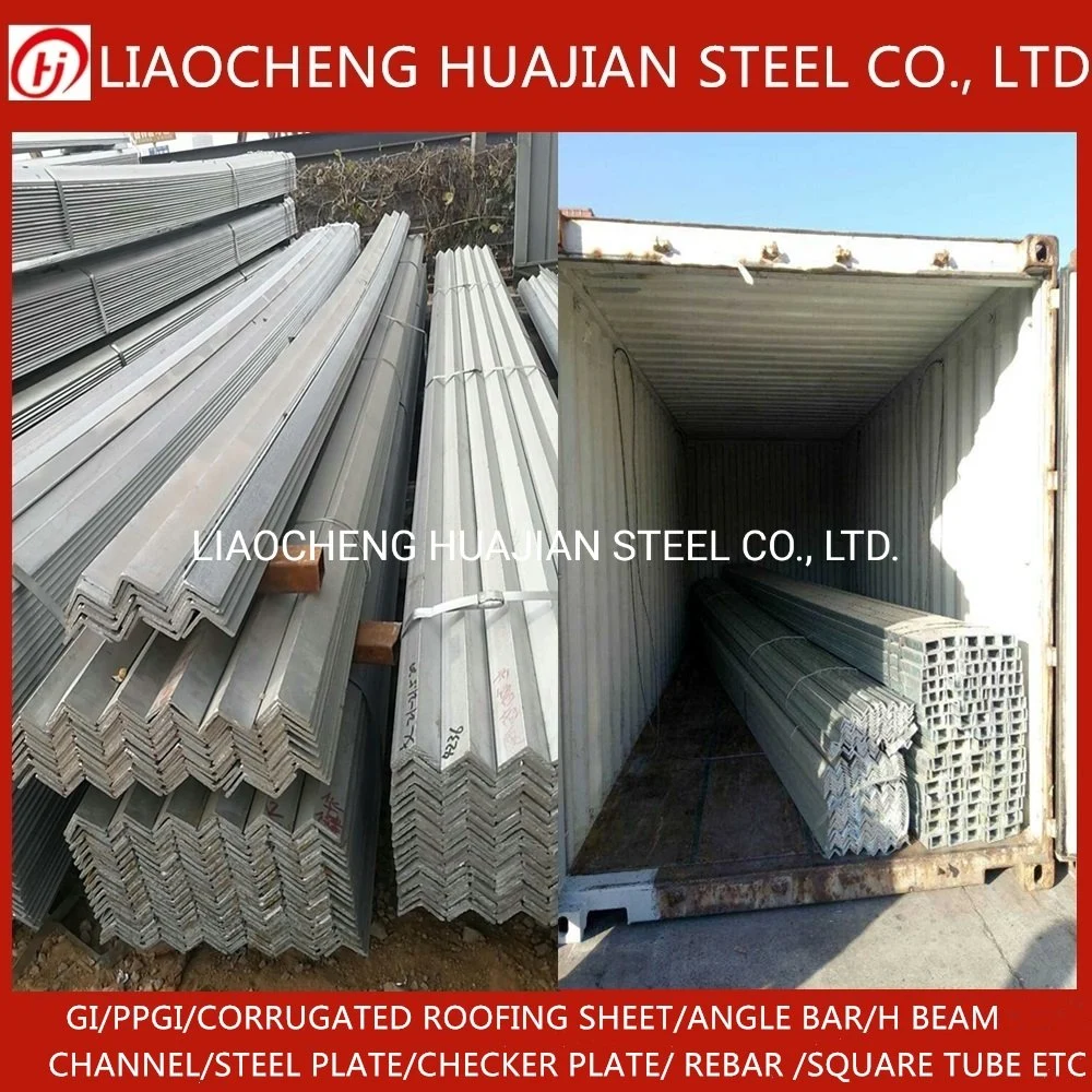 Iron Steel Angle Bar Hot Rolled Carbon Mild Steel L Angle for Building