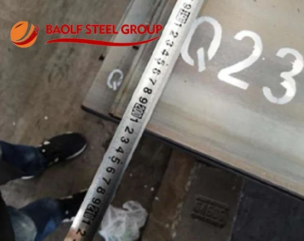 ASTM SA283 1250X2500 mm Black Steel Plate / Mild Steel Plate