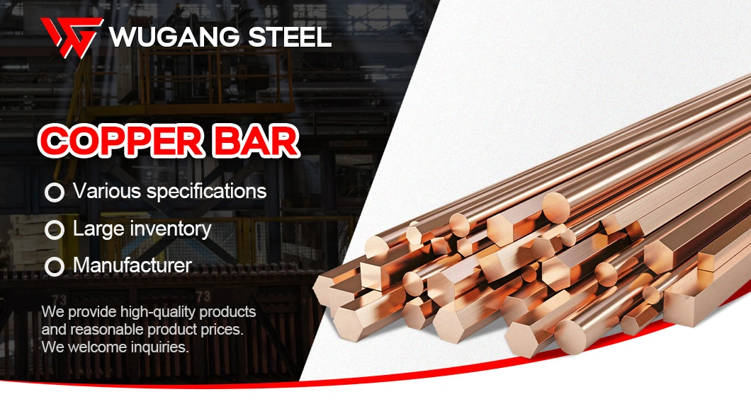 200mm C1100 Price for Copper Round Bar/Copper Rod 8mm