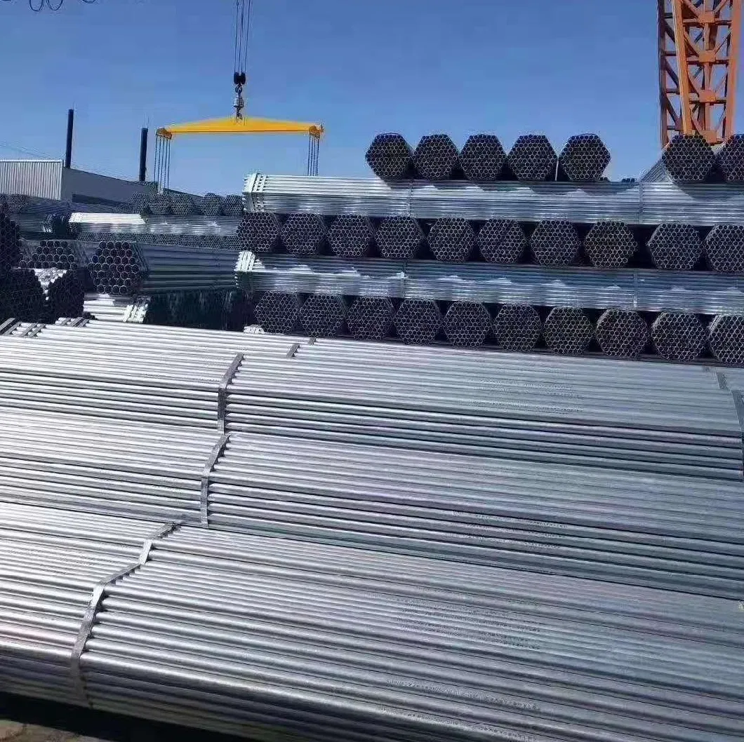 Hot Dipped Galvanized Steel Pipe/Tube/Round Section Pipe/Welded Metal Tube