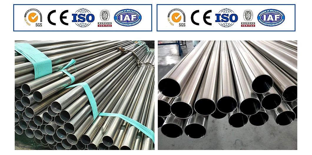 Industrial Stainless Steel Tube 304 316 316L Hollow Stainless Steel Round Pipe