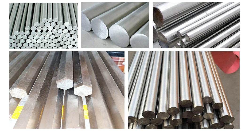 ASTM 201 304 310 316 321 904L A276 2205 2507 4140 310S Round Ss Steel Bar Bidirectional Stainless Steel/Aluminum/Carbon/Galvanized/Alloy/Cooper Bar