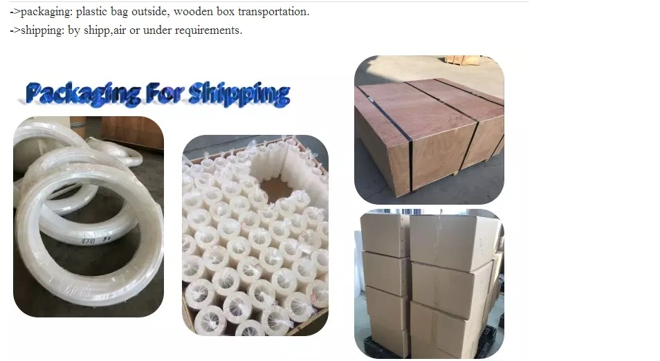 Alkali Resistance Self Lubrication PTFE Plastic Extruded Round Tube for Mechanical Sealing
