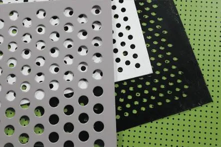 Decorative Micron Punched Hole Metal Mesh 1.2 3mm Aluminum / Stainless Steel 304 316 Round Hole Perforated Sheet Metal