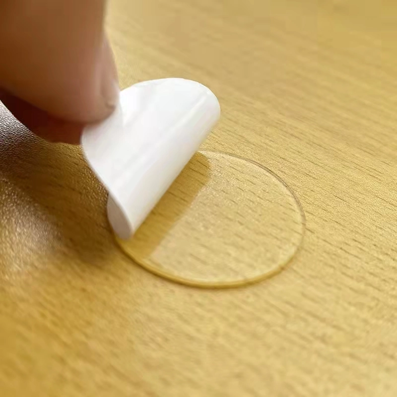 Two Side Adhesive Washable Reusable Round Shape Strong Acrylic Sheet