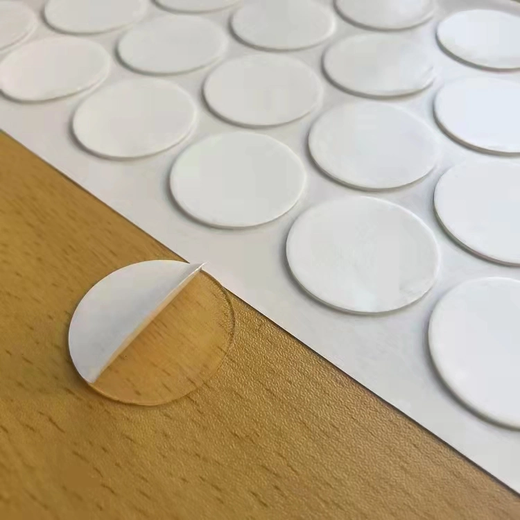 Two Side Adhesive Washable Reusable Round Shape Strong Acrylic Sheet