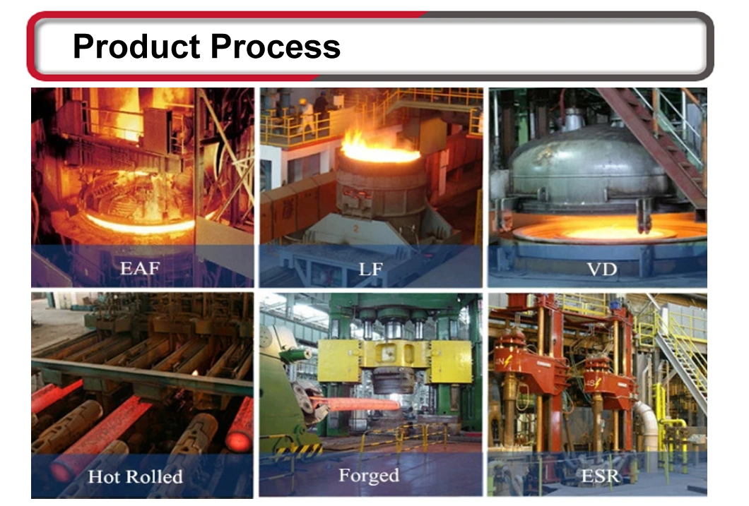 D2 H13 42CrMo4 Q/T Rough Turned Forged Round Bar