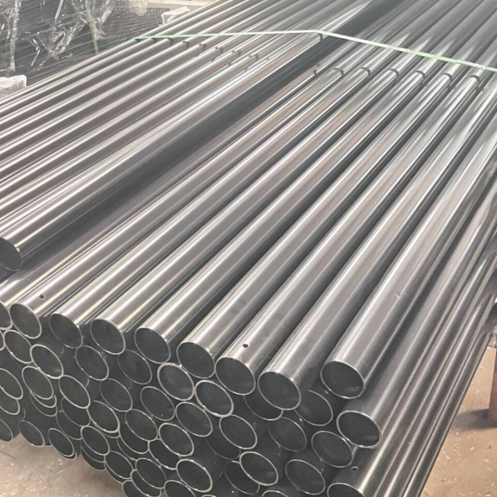 Customized Powder Coating Round Steel Pipe Metal Tube Fence Post