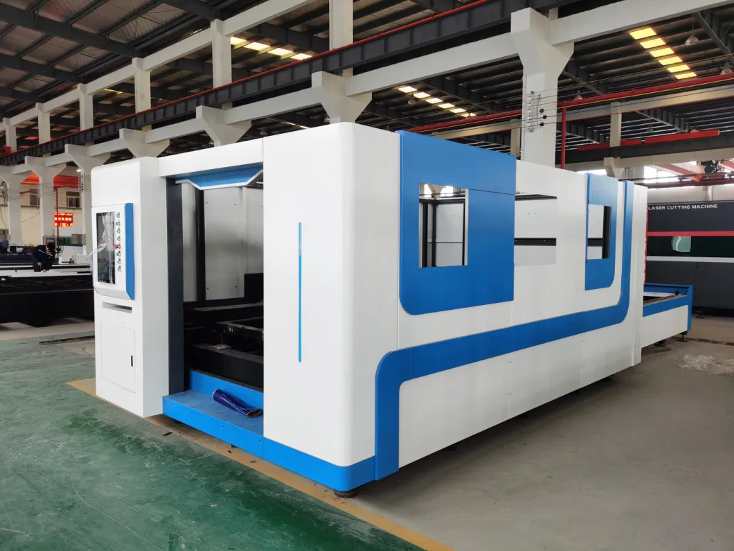 Plate Metal Round Square Metal Fiber Laser Metal Cutting Machine Exchange Table