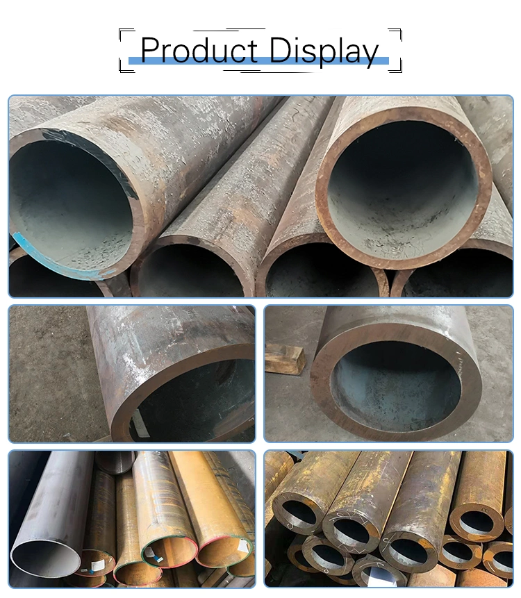 ASTM A36 A53 A192 Q235 Q235B 1045 4130 Sch40 10mm 60mm Carbon Steel Construction Pipe for Oil and Gas Pipeline Construction