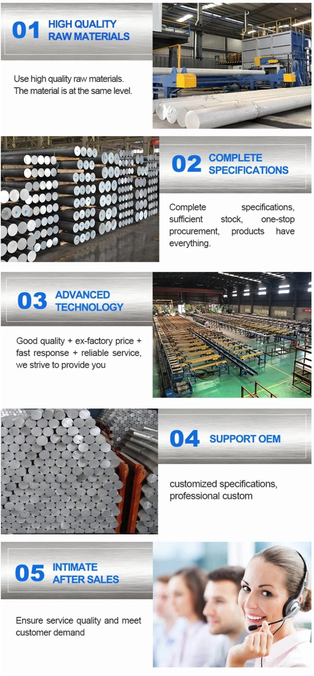 Top Selling 7075/7050/7055/7022/7003 Rectanglular Aluminum Flat Bar, Aluminium Round Rod