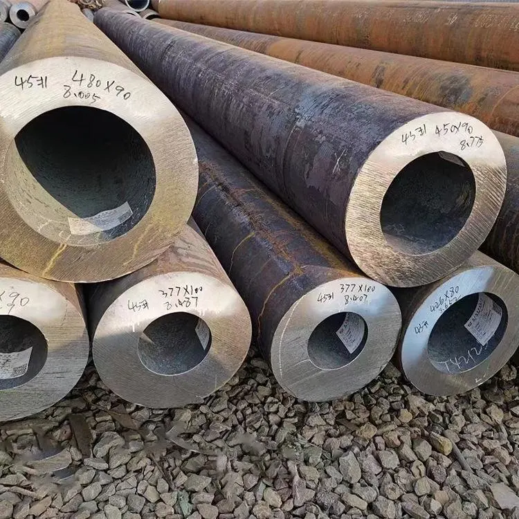 Pipe Suppliers Mild Steel Pipe SAE 1020 Seamless Steel Pipe AISI 1018 Seamless Carbon Steel Pipe Sizes Hollow Round Pipe / Tube