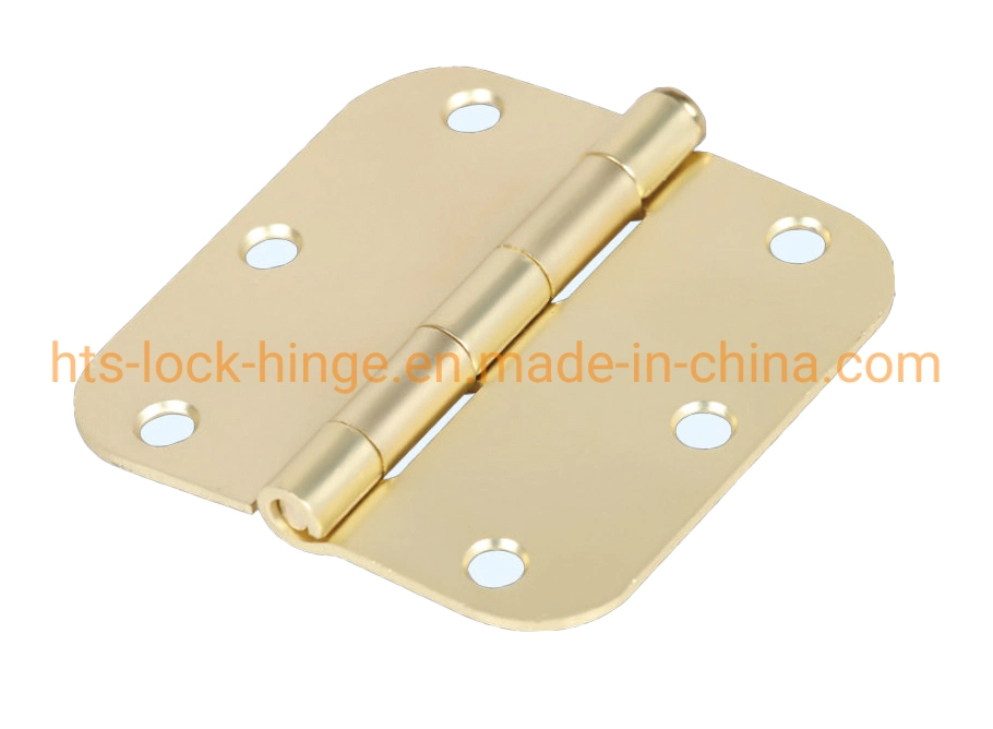 Round Corner Hinge Steel with Ball Bearing 3.5/4 Inch Round Shape for Residential or Commercial Wooden Door Bisagra Hinge