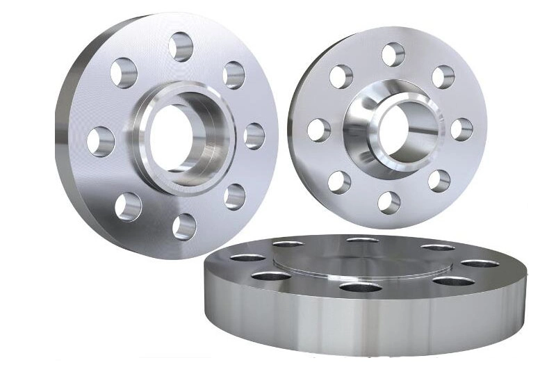 SS304L SS316 Plate Flange Pipe Fittings Stainless Steel Round Forged Threaded Flange