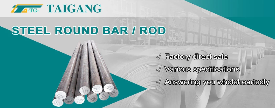 Hot Rolled Carbon Steel ASTM 1045 C45 S45c Ck45 Mild Steel Rod Bar/Round Bar Rod Bar