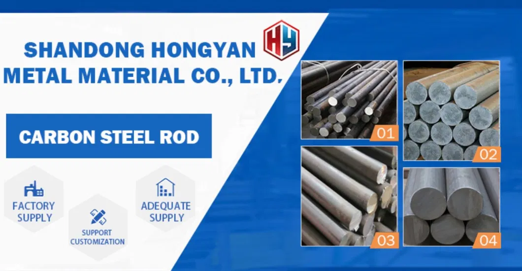 Steel Structure Iron Round Rod Q235 Q195 Q345 Carbon Steel Bar