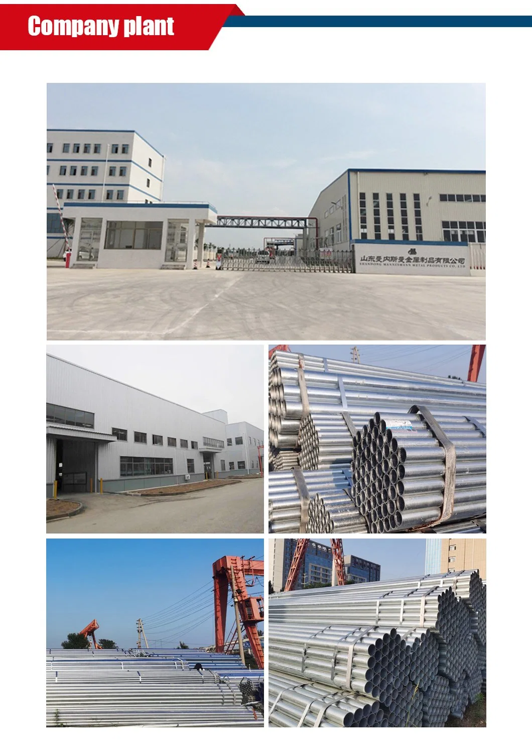 DN400 16&prime;&prime; Galvanized Steel Pipe Hot DIP Galvanized Round Steel Pipe