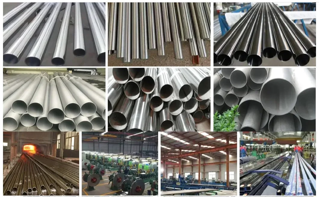 ASTM A312 Tp316h Stainless Steel Round Pipes Tube