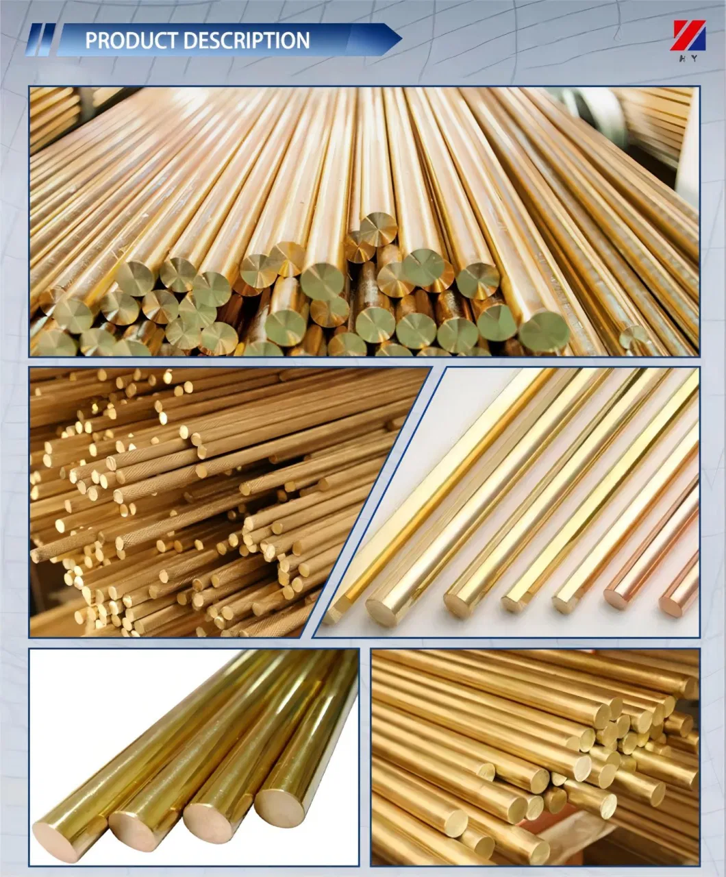 Precision C27400 Brass Alloy Round Bar