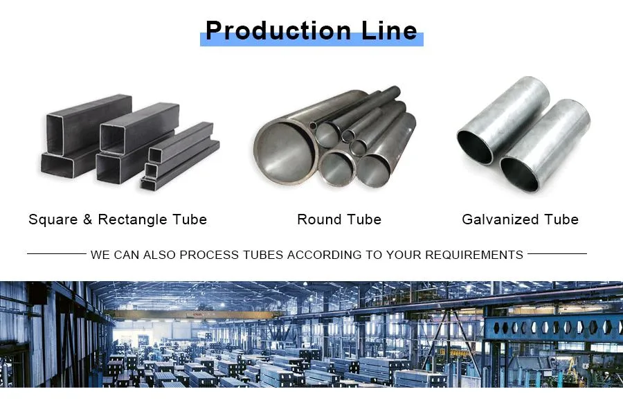 High Quality Galvanized Steel Tube/Pipe 1 X 36 Zinc Plated Steel Tubingl Tubing