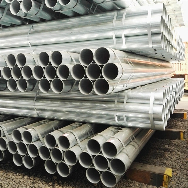 ASTM A500/A501 Gi Hot DIP Galvanized Steel Pipe EMT Welded Steel Round Pipes