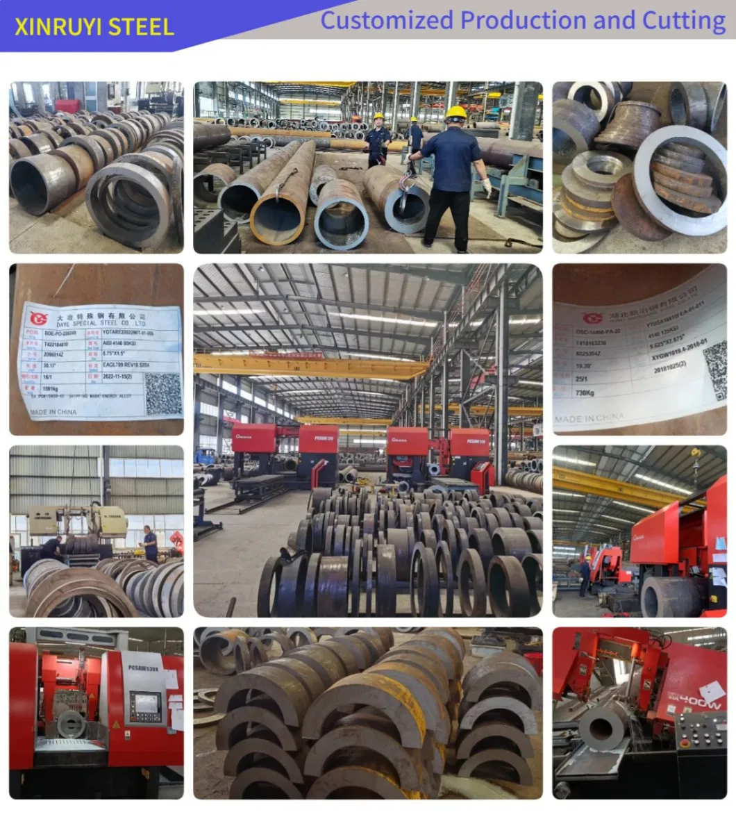 2 Hot Rolled Round Seamless Steel Pipe Big Diameter Mechanical Tube for Hydraulic Jack