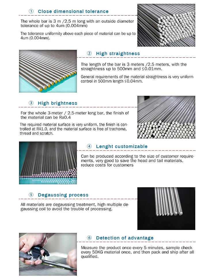 ASTM A276 SUS 201 304 316 430 Ss Stainless Steel Round Bar