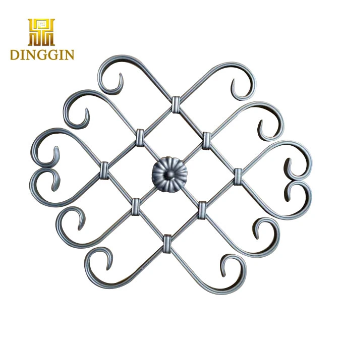 Wrought Iron Round Bars with Pierced Holes