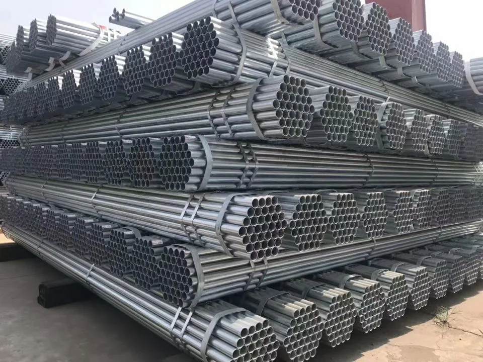 BS 1387 ASTM A53 A500 Galvanized Steel Round Pipe