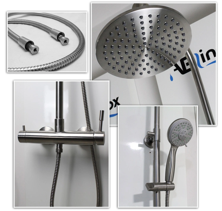 Ablinox Contemporary Bathroom Accessories Stainless Steel Sanitary Ware Shower