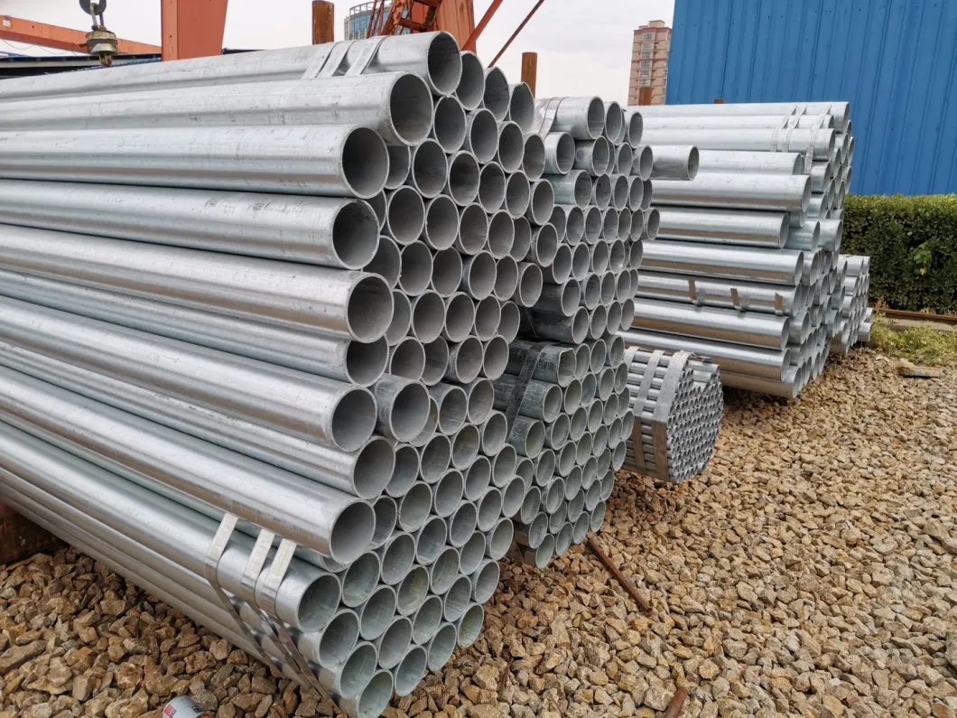 Mild Steel ASTM A36 Ss400 Pre-Galvanized Steel Pipe Hot Dipped Gi Round Steel Tube