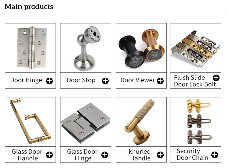 Round Corner Hinge for Fire Door and Metal Door (3553-4BB)