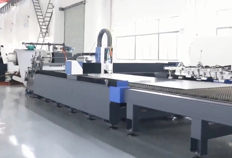 Plate Metal Round Square Metal Fiber Laser Metal Cutting Machine Exchange Table