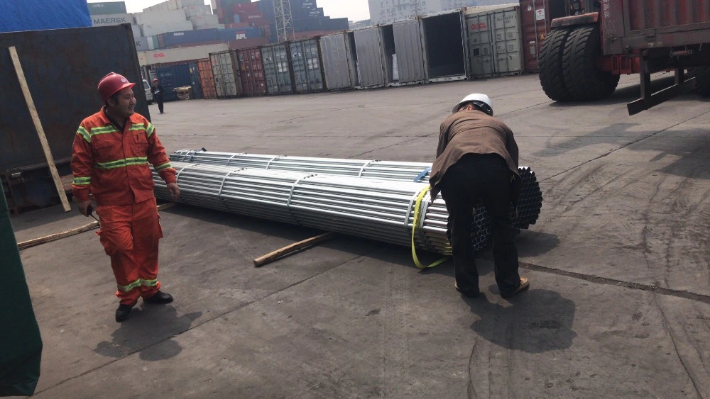 ASTM A500/A501 Gi Hot DIP Galvanized Steel Pipe EMT Welded Steel Round Pipes