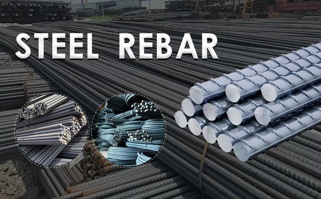 Hot Rolled Reinforced Steel Rebars Deformed Steel Bar Hrb355 HRB400 HRB500 Hrb600 B400awr B400bwr Construction 6mm 9mm 12mm Building Material Round Bar Rebar