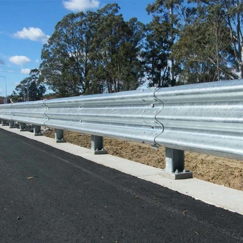 Hot Dipped Galvanized Metal Round Post for Highway Guardrail