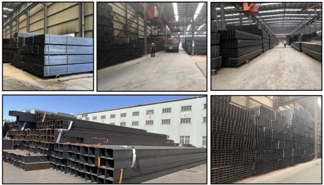 Hot Sales Square/Rectangular Welded Steel Tube ASTM A500 En 10219 High Quality Black/Galvanized/Coated Welded Steel Tube/Pipe