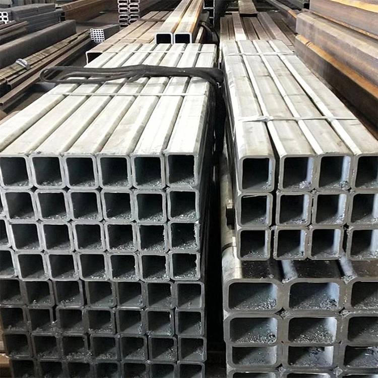 Wholesale ASTM GB Q255 Q345 Q195 A53 Factory Supplier China Steel Welded Pipe 50X100mm Square/ Rectangular/ Round Carbon Steel Tube Price 4 Inch
