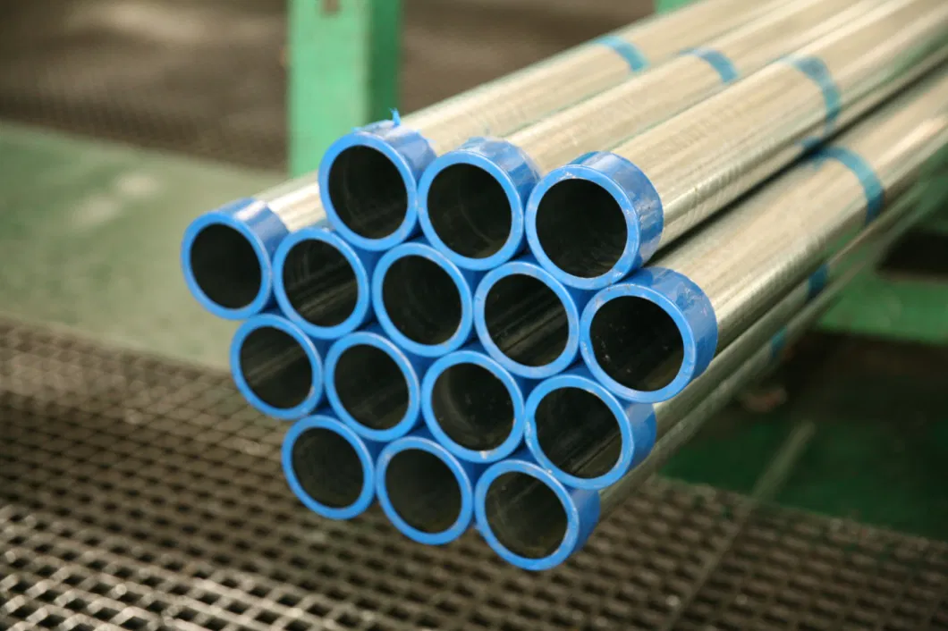 Galvanized EMT Conduit Pipe / Hot DIP Galvanized Steel Round Hollow Section