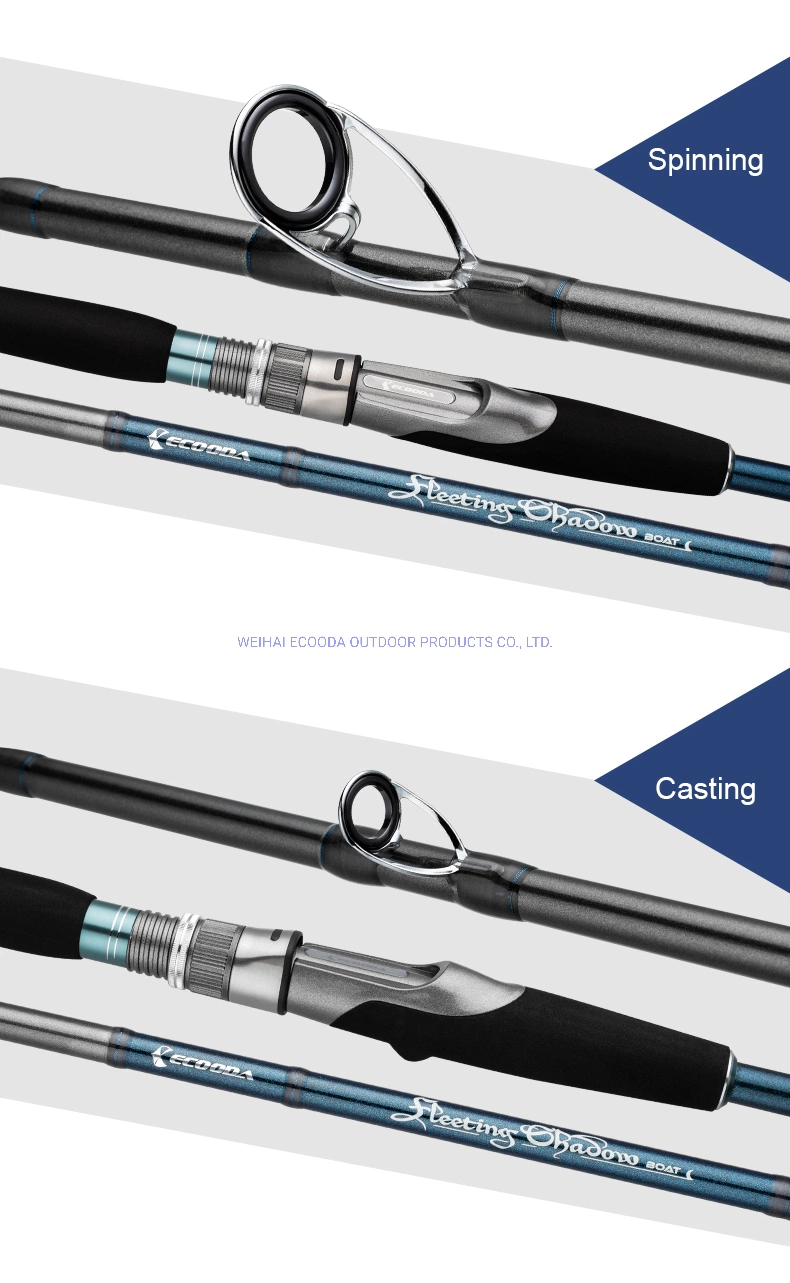 Ecooda Offshore Boat Fishing Rods Fishing Pole OEM ODM