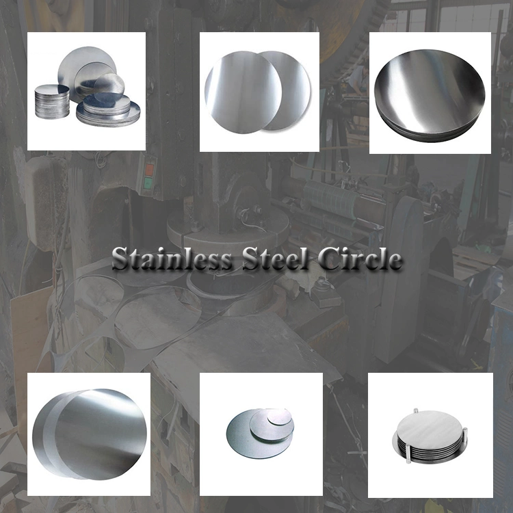 Krobo Suh409 Wholesale Stainless Steel Round Plate Circle