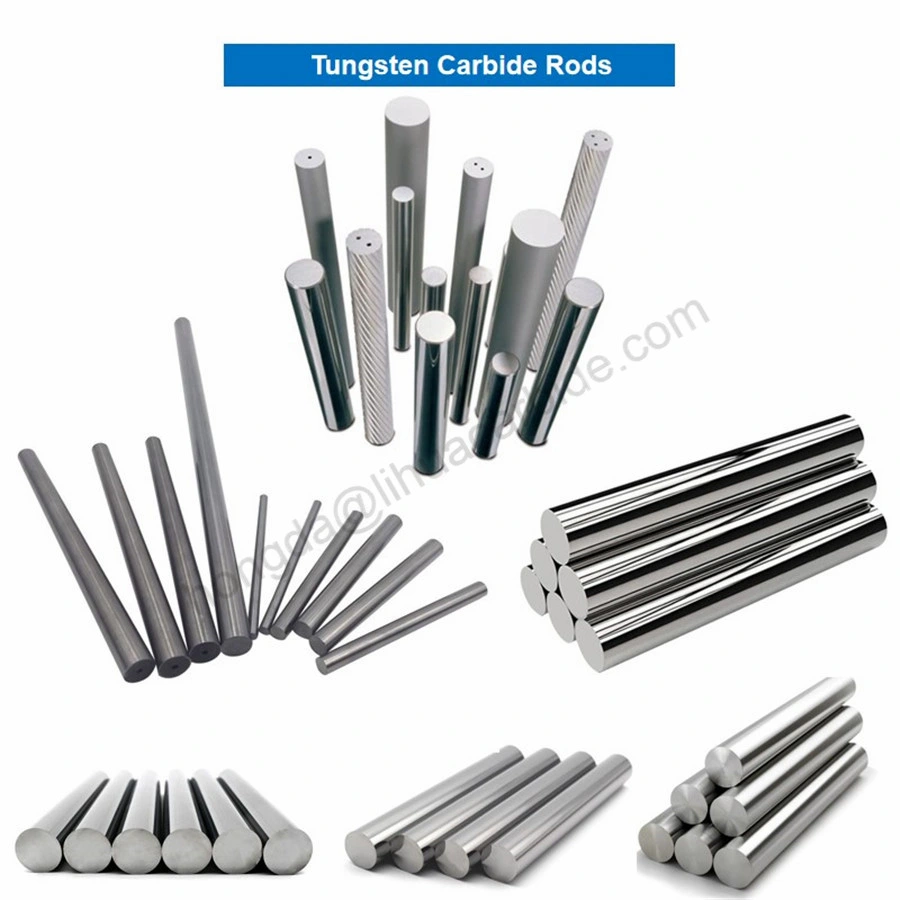 Metal Tool Parts Tungsten Carbide Round Bars with Coolant Hole