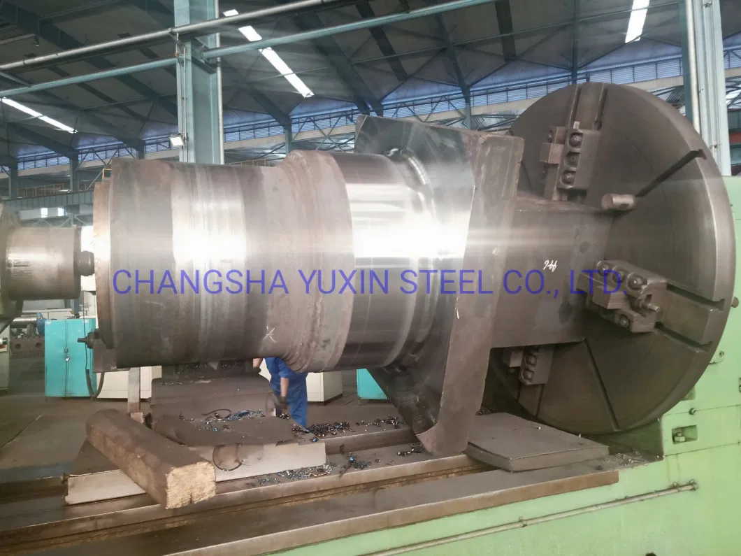 Wellhead Casing Head Equipment Forged Steel Round Bars in Forging Process by API Standard 4140, 4130, 4145