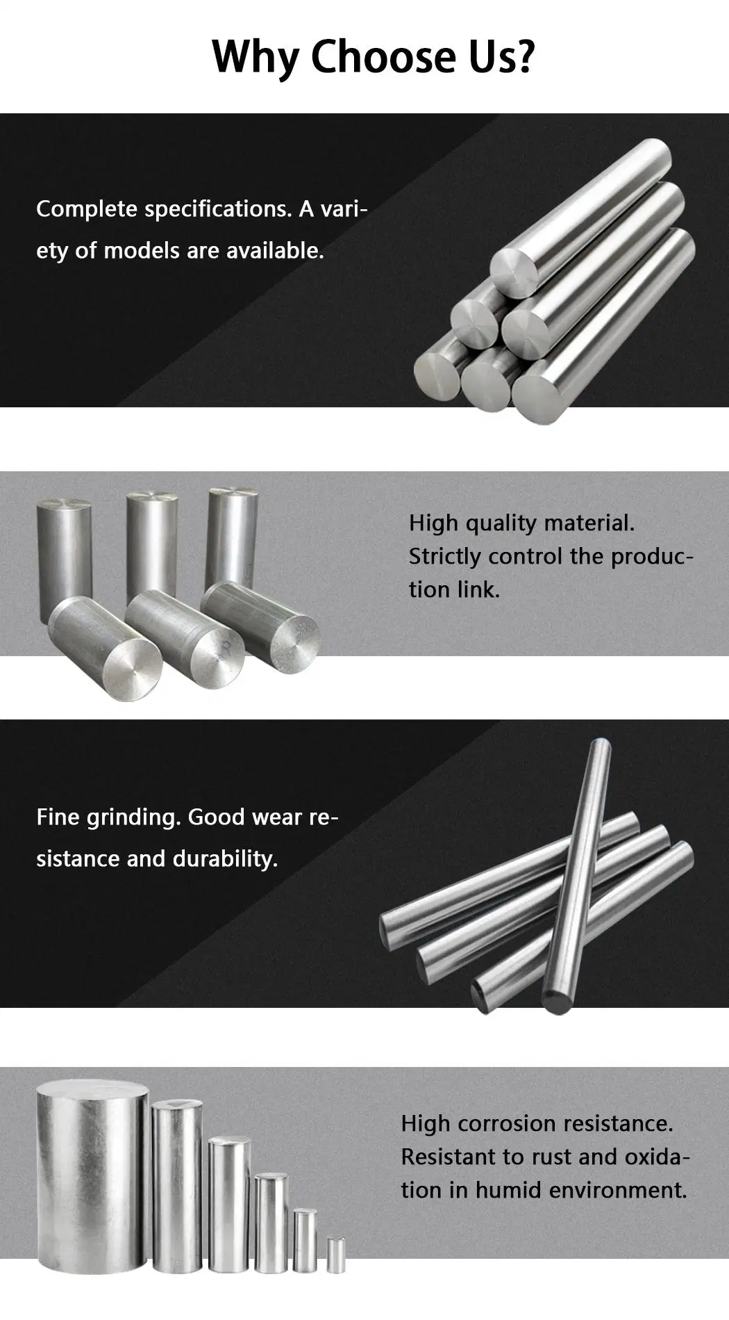 Building Construction Material 201 304 316 Stainless Steel Round Bar